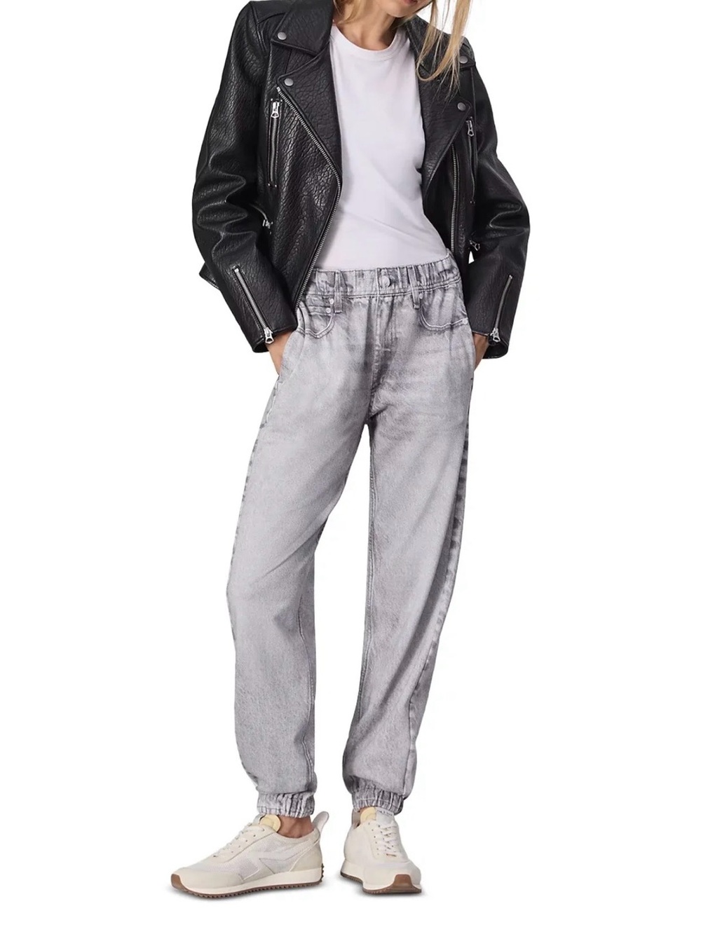 rag & bone Women’s Light Gray Miramar Jogger pants small size